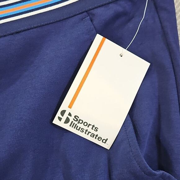 Sports Illustrated Men's Stretch Comfort Waist Shorts 4XL Blue NWT 6" Inseam - Picture 2 of 14
